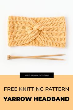 Free knitting pattern for the Yarrow Headband Knit Headbands Patterns Free, Knitted Twisted Headband Free Pattern, Knitted Head Bands Patterns Free Easy, Ear Warmer Knitting Pattern Free, Knitted Headband Free Pattern Head Bands, Knit Ear Warmer Pattern Free, Knitted Headbands For Women Free Pattern, Knitted Earwarmers