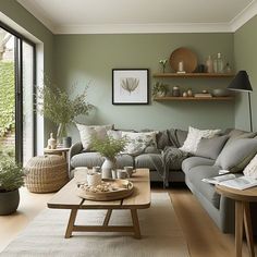 a living room filled with furniture and lots of windows