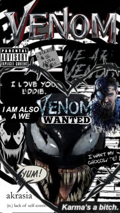 an advertisement for the venom movie