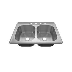 stainless steel double bowl kitchen sink