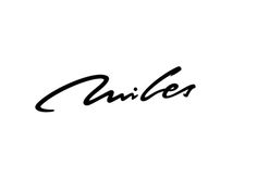 the word quiles written in cursive writing on a white background with black ink