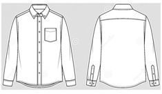 Men Shirt Technical Drawing, Mens Shirt Flat Sketch, Uni Fashion, Men In Socks, Shirt Sketch, Shirt Display, Fashion Templates, Long Sleeve Denim Shirt