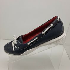 Sebago Calypso Bow B63720 Boat Shoes Women's Navy Size 8 M EUC. Shoes are in excellent condition see photos for details RI Synthetic Slip-on Boat Shoes With Cushioned Footbed, Casual Slip-on Boat Shoes With Ortholite Insole, Casual Synthetic Boat Shoes With Rubber Sole, Lace-up Synthetic Boat Shoes With Rubber Sole, Sporty Leather Boat Shoes With Rubber Sole, Synthetic Lace-up Boat Shoes With Rubber Sole, Sporty Slip-on Boat Shoes With Branded Insole, Synthetic Boat Shoes With Cushioned Footbed And Round Toe, Casual Boat Shoes With Leather Sole And Almond Toe