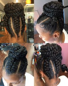 Cornrow Updo Hairstyles, Braids Fashion, Feedin Braids