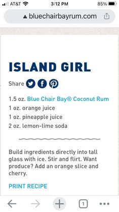 Island Girl, Orange Slices, Orange Juice