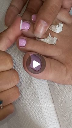 Michele Mika | Unhas on Instagram: "Francesinha colorida bem linda 💗 . . . . . . . . . #unhasdeprincesa #peslindos #dicas" Cute And Short Nails, Natural Manicure No Polish, Natural Looking Pedicure, French Manicure Toe Nails, Easy Pedicure Designs At Home, Nail Inspo Pictures, French Manicure With Glitter Tips, Short Overlay Nails Natural, French Toe Designs