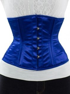 Double Steel Boned Underbust Corset in Satin (CS-411) Satin Underbust Corset Dress With Corset Back, Classic Fitted Corset With Boning, Elegant Corset With Medium Bust Support, Elegant Corset With Medium Bust Support And Fitted Bodice, Elegant Stretch Underbust Corset Dress, Elegant Underbust Corset With Medium Bust Support, Elegant Stretch Underbust Corset, Elegant Shaping Corset, Satin Underbust Bodice