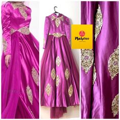 Beautiful Fuchsia Wedding Dress With Trail, Embossed Design With Simulated Golden Pearls & Mesh Work. Long Net Trail On The Gown Connected From Waist. Lining With Ruffles Inside To Keep Gown Fluffy. Long Zipper And Design On The Back Waist. Top It Up With Matching Hijab And Head Piece To Rock Your Islamic Weeding. Modest Wedding Dress, Islamic Wedding Dress. Indian Pakistani Pakistani Full Sleeve Wedding Gown. Measurement: S Waist : 29.13 Inches Bust: 35” Inches Length Front Shoulders: 64” Inche Wedding Dress Islamic, Gown Pakistani, Islamic Wedding Dress, Wedding Dress Indian, Designer Wedding Gown, Garba Dress, Dress Islamic, Indian Wedding Lehenga, Wedding Dresses Indian