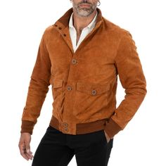 Jacket Description Material: Genuine Suede Lambskin Fit: Slim fit Inside: Lining (SpringSummer) or Quilt (FallWinter) Details: Main closure with buttons The model in the photo is 1.78 cm tall x 76kg and wears size M (48) MADE IN ITALY RINDWAY-IT ® Slim Fit Men, Real Leather, Halloween Shopping, Mens Jackets, Bomber Jacket, Jackets & Coats, Slim Fit, Mens Outfits, Music Clothes