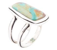 Elevate your style with the Barse Artisan Crafted sterling composite turquoise ring. This statement piece features an abstract-shaped, smooth-cut genuine composite turquoise stone, bezel set in high-polish sterling silver.  From Barse Jewelry. Modern Turquoise Sterling Silver Ring With Polished Finish, Modern Turquoise Gemstone Ring, Modern Sterling Silver Turquoise Ring With Polished Finish, Modern Polished Turquoise Ring In Sterling Silver, Modern Turquoise Ring In Sterling Silver With Polished Finish, Modern Turquoise Ring With Polished Finish, Modern Silver Turquoise Ring With Polished Finish, Modern Turquoise Ring, Statement Ring Silver