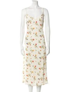 Reformation Slip DressNeutralsFloral PrintRuffle EmbellishmentSleeveless with V-NeckSash-Tie Closure at BackDesigner Fit: Dresses by Reformation typically fit true to size. Floral Print Long Dress, Print Long Dress, Floral Print Dress Long, Printed Long Dresses, Long Dress, Print Patterns, Floral Print, Dress Outfits, Floral Prints