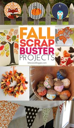 the fall scrap buster project is on display