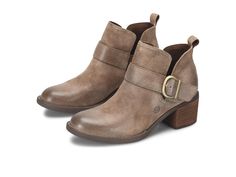 PRICES MAY VARY. Hand-finished full grain leather upper Breathable soft fabric suede lining Soft fabric suede covered footbed with extra foam for added comfort High traction lightweight rubber outsole with Leawood wrapped heel Opanka hand-crafted construction Low Heel Boots, Suede Ankle Boots, Royce, Pull Tab