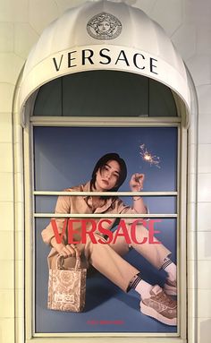 an advertisement for versa is displayed in a window