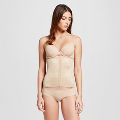 Get the hour glass look you want with the Maidenform Self Expressions Waist Nipper (Style SE3067). This Waist Nipper is Firm control for added shaping, yet comfortable to wear everyday. This waist cincher helps minimize any bumps or bulges in your midsection for a sleek, slimming and smooth look under your clothes. Front hook and eye closure for easy on and off. Waist Snatchers, Shaping Tights, Waist Trimmer, Hour Glass, Long Torso, Waist Cincher, Black High Waist, Sleek Look, Shapewear