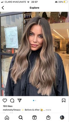 Blonde For Natural Brunettes, Natural Beige Hair Color, Brown Hair With Ashy Brown Highlights, Mushroom Brown Blonde Hair, Creamy Balayage Brown, Dark Brunette To Light Brunette, Mousy Brown Hair With Money Piece, Expensive Light Brunette, Call Balayage