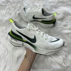 Item: Nike Zoomx Invincible Run Flyknit 3 Size: Men's U.S Size 9.5 Condition: Pre-Owned Gently Worn / Tried On 100% Authentic C-052484 Nike Functional Running Sneakers, Custom Running Sneakers With Branded Insole, Nike Zoomx Invincible Run, Shoes White, Shoes Nike, White Nikes, Nike Men, Nike Shoes, Return Policy