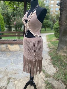 Hi everyone 🥰 Welcome my shop.                   The vintage handmade crochet Skirt made using High Quality yarn ( Silky effect  micrifiber acrylic 100 %) handmade crochet skirt Length : 20" thankyou very much visit my shop Beige Crochet Lace Dress For Festival, Bohemian Fitted Skirt For Beach Cover-up, Summer Festival Crochet Skirt, Summer Crochet Skirt For Vacation, Beige Crochet Dress With Crochet Trim For Festival, Summer Vacation Crochet Skirt, Crochet Lace Skirt For Beach, Beach Skirt With Crochet Trim, Bohemian Beach Skirt With Crochet Trim