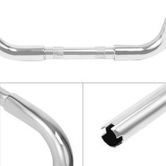 the handlebars are made from stainless steel