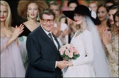 Bourbon Wedding, Karen Mulder, Boho Gown, Vogue Wedding