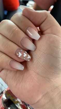 Disney nails #mickeymouse #ombre Disney Nails Elegant, Disney World Nails Acrylic Simple, Disney Ombre Nails, Ombre Disney Nails, Disney World Nails, Disneyland Nails, Nails 2025, Mickey Nails, Disney 2024