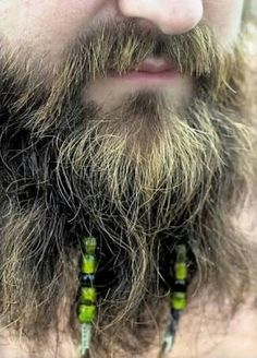 Beard Inspiration, Color Beard, Beard Decorations, Beard Jewelry, Beard Accessories, Braided Beard