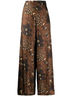 Chic Wide Leg Pants With Floral Print, Elegant Wide Leg Floral Print Bottoms, Elegant Wide Leg Bottoms With Floral Print, Elegant Wide Leg Floral Print Pants, Elegant Wide Leg Pants With Floral Print, Elegant Wide Leg Floral Pants, Chic Floral Print Wide Leg Pants, Chic Floral Print Wide Leg Full Length Pants, Elegant Floral Print Full Length Bottoms