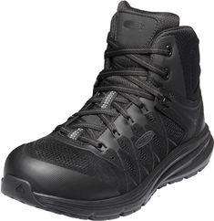 PRICES MAY VARY. Mesh and synthetic, nonmutilating upper Removable, metatomical PU footbed KONNECTFIT heel-capture for locked-in heel fit Comp toe ASTM F2413-18 M/ I/ C EH compliant Work Boots Black, Construction Boots, Black Raven, Work Sneakers, Red Hook, Merrell Shoes, Work Boot, Composite Material, Low Sneakers