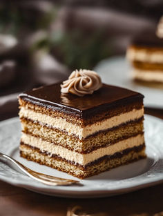 Opera Cake Introduction Opera Cake is a rich, layered dessert that combines almond sponge, coffee, and chocolate flavors. It’s fun to make and even better to eat! This elegant cake will impress your family and friends at any gathering. Why Make This Recipe If you love desserts that look and taste amazing, Opera Cake is Oprah Cake Recipe, Opera Cream Cake, Party Cake Recipes, Mocha Torte Recipe, Desserts From The 1970's, Elegant Chocolate Desserts, Special Occasion Desserts, Birthday Cake Desserts, Hard Baking Recipes