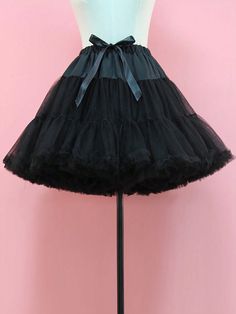 1pc Black Wedding Skirt, Everyday Lovely Boneless Soft Tulle Cloud Fluff Candy Lining Petticoat Halloween Valentine's Day Black    Polyester Graphic,Plain A Line Non-Stretch Spring/Summer/Fall Wedding & Event, size features are:Bust: ,Length: ,Sleeve Length: Tulle Short Skirt, Cloud Fluff, Short Tulle Skirt, Summer Fall Wedding, Tulle Underskirt, Wedding Skirt, Soft Tulle, Halloween Black, Black Wedding Dresses