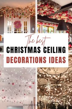 the best christmas ceiling decorations ideas to try out this year for your holiday decorating project