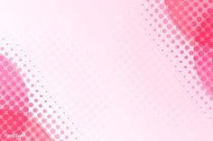 an abstract pink and white background with dots on it's edges, in the shape of circles