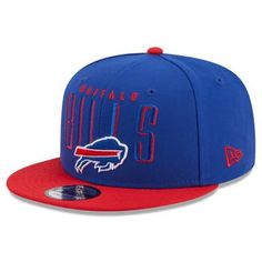 Add a touch of bold Buffalo Bills style to any outfit with this Headline 9FIFTY snapback hat from New Era. It features stunning Buffalo Bills graphics embroidered on the crown in a sleek, futuristic font. This cap will also perfectly fit any look thanks to the snapback design. Officially licensed Flat bill with ability to curve Gray undervisor Wipe clean with a damp cloth Material: 100% Polyester One size fits most Snapback Imported High Crown Embroidered graphics with raised details Structured Trendy Sports Snapback Hat With Flat Brim, Trendy Snapback Hat For Sports Events, Trendy Adjustable Snapback Hat For Sports Events, Trendy Flat Brim Snapback Hat For Sports, Adjustable Visor Snapback Hat For Game Day, Spring Sports Snapback Hat With Flat Bill, Spring Sports Snapback Hat With Flat Brim, Game Day Flat Bill Adjustable Hat, Trendy Flat Brim Snapback Hat For Baseball Season