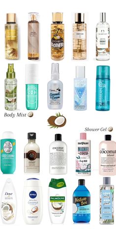 Coconut Scented Products, How To Smell Like Coconut, Coconut Body Mist, Coconut Fragrance, Coconut Perfume, Diy Body Butter, Bath N Body Works