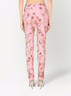 Embellished Leggings, Wardrobe Edit, Leather Trousers, Crystal Embellishment, Exclusive Fashion, Lady Dior, Pink Leather, Jacket Tops, Denim Dress