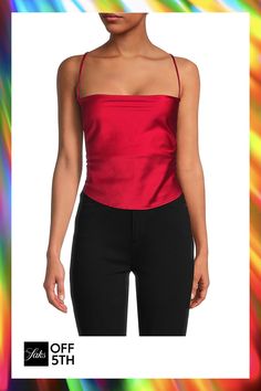 Chic, Crop Top In Satiny Fabrication With Appealing Ties At The Back. Cowlneck Sleeveless Tie Back Polyesterundefined Holiday Party Attire, 18th Century Clothing, Satin Crop Top, Party Fits, Century Clothing, Top Sales, Tie Backs, Tie Back, The Help