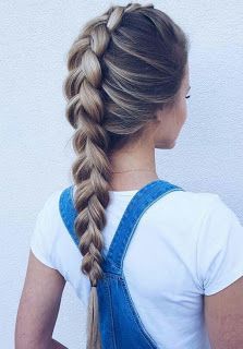 Menina Brasileira : Penteados para ir a escola Hairstyle Tutorials, French Braid Hairstyles, Fishtail Braid, School Hairstyles, Back To School Hairstyles, Dirty Blonde, Braid Hairstyles, Spring Hairstyles, Summer Hair