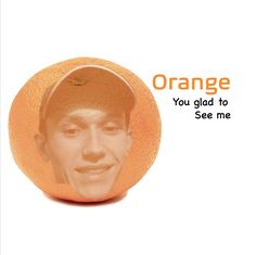 This meme is jack manifolds face on an orange, with text next to it saying 'orange you glad to see me'. Jack Manifold, This Meme, Bald Man, Orange You Glad, Orange Orange, British Men, Really Funny Pictures, See Me, Content Creators