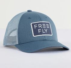 Ideal for any activity, this all-season snapback features a classic trucker style with front patch detailing and mesh backing. Product Features Structured, 6-panel design Medium crown profile Mesh back Snapback closure Slate Blue, Home Free, Panel Design, Cement, Product Features, Trucker Hat, Crown, Mesh, Hats