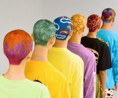 Head Art, Shave My Head, Chur, Colored Hair, Hair Reference