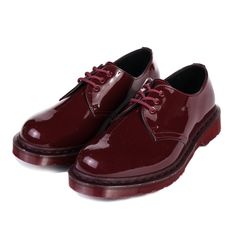 Nwt Dr Martens 1461 Mono Oxblood Patent Lamper Oxford Shoes Unisex 5 Men, 8 Women Insole ~24cm No Box Red Lace-up Dress Shoes With Rubber Sole, Red Lace-up Oxfords With Rubber Sole, Classic Red Leather Shoes With Flat Heel, Classic Red Closed Toe Oxfords, Classic Red Oxfords, Red Round Toe Dress Shoes For Fall, Red Dress Shoes With Round Toe For Fall, Casual Red Oxfords With Round Toe, Burgundy Leather Shoes With Round Toe