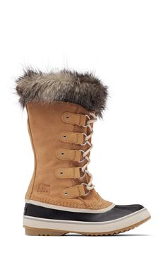 A warm, waterproof boot is designed with cozy faux-fur trim and features a lace-up panel that adjusts for a perfect fit. Comfort rated to -25 degrees Fahrenheit, it's built to keep your feet feeling warm and toasty when temperatures take a nose dive. 1 1/4" heel; 3/4" platform (size 8.5) 12" shaft; 16"–21" calf circumference Lace-up style Removable insole Seam-sealed waterproof construction Leather and synthetic upper/textile faux-fur trim/rubber sole Imported Women's Shoes Waterproof Lace-up Boots For Winter, Insulated Lace-up Boots For Winter, Winter Lace-up Boots With Faux Fur Trim, Winter Faux Fur Boots For Cold Weather, Winter Boots For Outdoor Activities, Winter Waterproof Boots For Outdoor, Winter Waterproof Boots With Faux Fur Lining For Outdoor, Winter Waterproof Boots With Faux Fur Lining, Fall Outdoor Boots With Faux Fur Trim