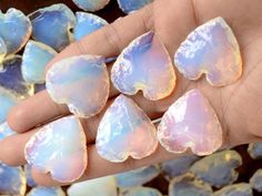 Opalite Hearts, Opalite Crystal Hearts, Crescent Heart Crystals AAA quality Big Size Opalite Carving Hearts, Crescent Hearts for Jewelry Gemstone: Opalite Crescent Hearts COLOR: - As shown in Picture. SHAPE: - Heart Shape SIZE & THICKNESS: - 25x10x6 Approx WEIGHT: - 27 Carats Approx. QUALITY: - AAA. QUANTITY: - 01 Piece PS: SPECIAL DISCOUNTs for BIG LOTs for 500 Grams/ 1 KG/5 Kilograms We offer required custom shapes or free form sizes in this lot. So let us know which shapes or size you nee Crescent Moon Jewelry, Opalite Crystal, Crochet Doily, Mineral Stone, Big Lots, Moon Jewelry, Jewelry Gemstone, Crystal Heart, Crystals Minerals