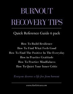 These 6 tips help with burnout recovery. When used together, you'll have less stress and more energy so you can spend it on what’s important in your life. These are the 6 strategies I used to recover from burnout. #burnout recovery #burnout recovery Nursing Burnout, How To Build Resilience, Burnout Recovery, Gratitude Practice, Build Resilience, Practice Mindfulness, Inner Critic, More Energy, Enjoy Your Life