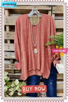 Casual V Neck Tunic T-shirt V Neck Tunic, Tunic Sweatshirt, Christmas Scenes, Home Items, Pullover Sweatshirts, Neck Shirt, Nice Tops, Women's Fashion Dresses, Casual Tops