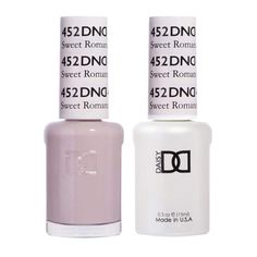 DND 452 Sweet Romance - DND Gel Polish & Matching Nail Lacquer Duo Set - 0.5oz Nails Stronger, Dnd Gel Nail Polish, Dnd Nail Polish, Pedi Ideas, Luminous Nails, Dnd Gel Polish, Daisy Nails, Nail Stuff, Gel Lacquer