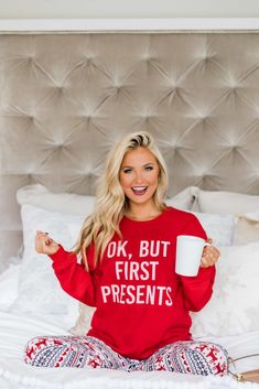 Christmas Sweatshirt Ideas, Christmas Pjs, Cozy Holiday, 2023 Christmas, Christmas 2023, Pink Lily, Christmas Tees, But First, Christmas Fashion