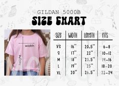 "Gildan 5000B Kids Size Chart, Kid Tshirt Measurements, Gildan 500B Size Chart, Unisex Gildan 5000B Size Chart, Youth Size Chart, Gildan Shirt Kids Size Chart ♥ WHAT'S INCLUDED ♥ 1 JPG file free of watermark ♥ NOTE ♥ This is an instant DIGITAL DOWNLOAD. No physical items will be mailed to you. The digital files will be available for download directly from Esty seconds after the purchase. ♥ INSTRUCTIONS ♥ DOWNLOADING: After you make the purchase, Etsy will take you to the download page where the file will be ready for you to download. If not, you can find the file by selecting \"Purchase & Reviews\" from your account dropdown in the top right corner of the screen. Please use either a laptop/desktop computer, or, if using a mobile phone/tablet, don't use the Etsy app for downloading. Instead Tshirt Measurements, Gildan Tshirt, Cash Envelope System, Envelope System, Size Chart For Kids, Budget Binder, Savings Tracker, File Free, Design Store