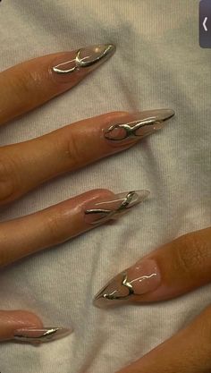 Chrome Nail Art, Light Elegance, Classy Acrylic Nails, Nails 2021, Metallic Nails, Nails Fall, Manicure Y Pedicure