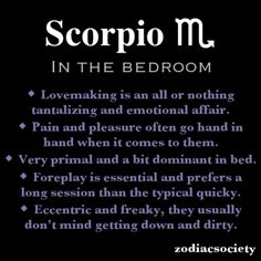 the poem scorpion in the bedroom is written on a black background with white writing and an orange